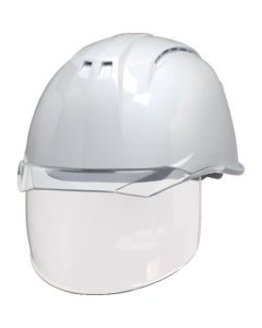หมวกกันน็อค AA11-CSW สีขาว/ใส ลาย KP