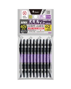 ABRS ดอกไขควง KURO RYUJIN Slim PH2 x 85mm (10 ดอก)