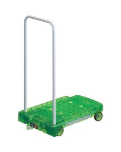 Resin Platform Truck Acro Carry (folding handle type/made of polycarbonate/noise reduction type)  With stopper