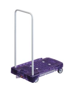 Resin Platform Truck Acro Carry (folding handle type/made of polycarbonate/noise reduction type)  With stopper