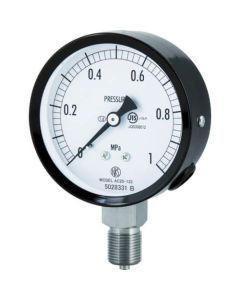 เกจวัดความดันชนิดธรรมดา (ชนิดแนวตั้ง A-frame/φ75/G3/8B/0.0-1.00Mpa)