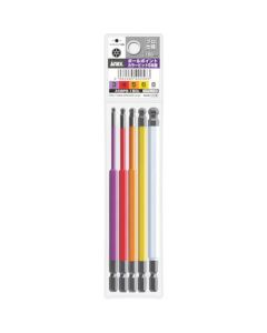 ดอกสว่านสี 5 ชิ้น ยาวรวม 150 มม