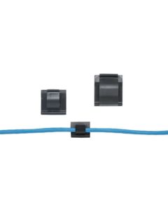 Adhesive Backed Cord Clips-Weather Resisitant Nylon 6.6-Black ถุงละ 1.000อัน
