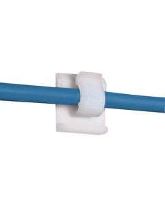 Adhesive Backed Cord Clips-Natural 6.6 2ถุงถุงละ 500อัน