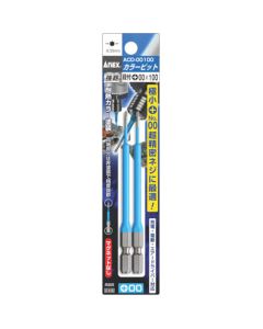 ACD ดอกไขควง Color Bit Stepper PH00 x 100mm (2 ดอก)