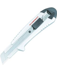 คัตเตอร์ ALUMINIST Auto Lock H 25mm Silver