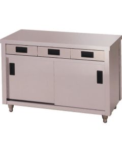 Stainless Steel Cabinets with Drawer