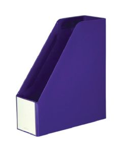 Ad One แฟ้มกล่อง A4 แนวตั้ง สีม่วง