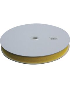 เข็มขัดแบน เข็มขัดสีอะครีลิค 25มม. x 1ม. สีเหลือง