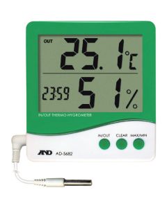 Digital Thermometer & Hygrometer & Clock