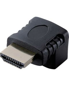 Right angle HDMI adapter/Downwards/AF-AF/Black 1อัน
