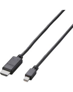 สายแปลง Mini DisplayPort-HDMI สีดำ 2 ม