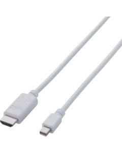 สายแปลง Mini DisplayPort-HDMI สีขาว 3 ม