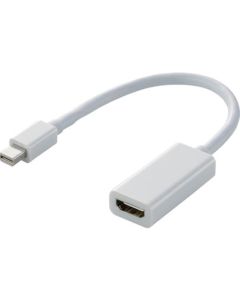 Display Port mini(m)- HDMI A(f)cable/0.15.0m/for Apple/adapter/White 1อัน