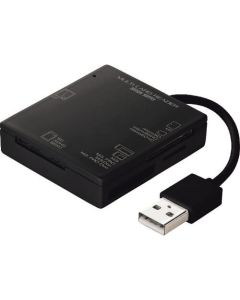 เครื่องอ่านการ์ด USB 2.0 (สีดำ)
