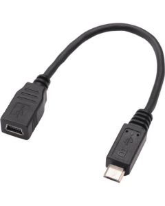 อะแดปเตอร์แปลง Micro USB (Micro B ตัวผู้ - Mini B ตัวเมีย)