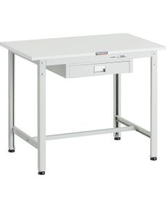 โต๊ะทำงานน้ำหนักเบาแบบ AE ขนาด 900 x 600 บาง 1 ลิ้นชัก สี W