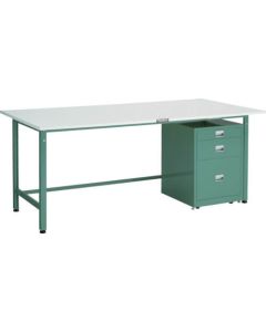 Light-Duty Workbench c/w 3 Cabinets