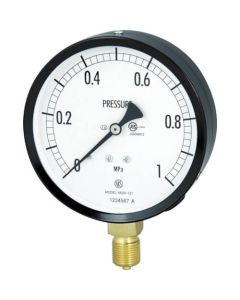 เกจวัดความดันชนิดธรรมดา (ชนิดแนวตั้ง A-frame/φ100/G3/8B/0.0-2.50Mpa)