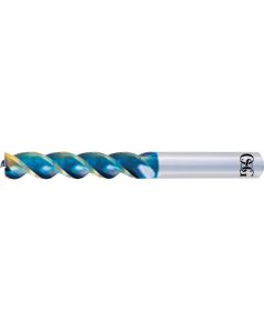DLC Coated Carbide End Mill for Non-Ferrous Materials Standard 3-Flute Long Type 3D Sharpe Corner Edge Type AE-TL-N เส้นละ 1 เส้น