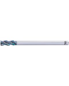 DLC Coated Carbide End Mill for Non-Ferrous Materials High Performance Type 3-Flute Square Type for Deep Side Milling AE-VTFE-N เส้นละ 1 เส้น