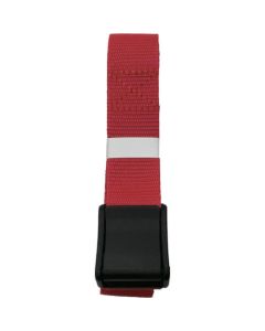 เข็มขัดรัดเข็มขัด (ตัวล็อค) กว้าง 25มม. x ยาว 2ม. สีแดง