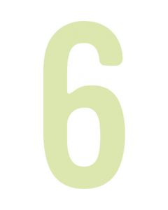 ตัวอักษรตัดแสงความสว่างปานกลางหมายเลข 6