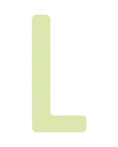 ตัวอักษรตัดแสงเรืองแสงขนาดกลาง Alphabet L