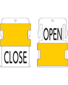 ป้ายแสดงภาพนิ่ง OPENCLOSE (OPEN - ตัวอักษรสีดำ/CLOS