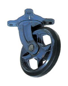 Plate Type Casting Caster (rubber wheel)