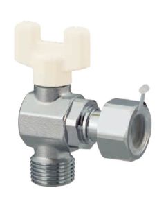 บอลวาล์วชนิด AL6 R1/2 x อแดปเตอร์/ตัวแปลงพร้อมน็อต (G1/2)