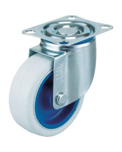 Plate Type Caster Air Caster  (nylon wheel rubber tire)