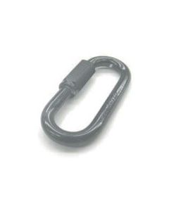แหวนจับอลูมิเนียม (พร้อมอลูไมท์) (สีดำ) เส้นผ่านศูนย์กลางลวด 6mm ยาว 49mm