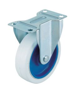 Plate Type Caster Air Caster  (nylon wheel rubber tire)