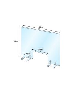 Acrylic Sneeze Guards 1อัน