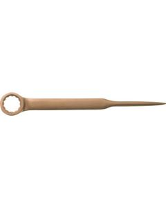 Non-Sparking Construction Box Wrench Offset with Pin