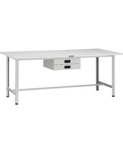โต๊ะทำงานน้ำหนักเบาแบบ AO 1800 x 900 บาง 2 ลิ้นชัก