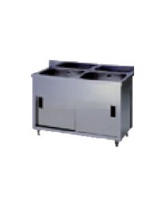 Double-basin Sinks with Cabinet 1อัน