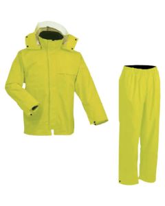 ชุดกันฝน AP300PVC สีเหลืองเรืองแสง ไซส์ L