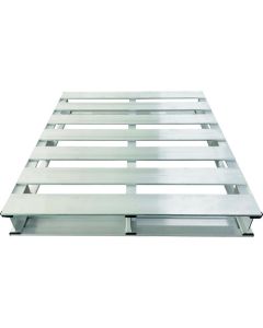 Assembled aluminum pallet