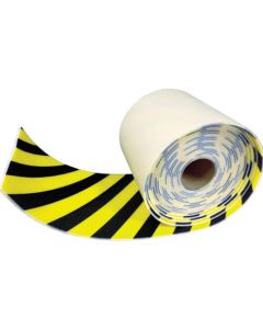 Yellow and Black Stripes Safety Cushions Roll