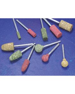 Argofile super rubber grindstone with shaft #120 Φ10×20 Φ3.0 shaft ชุดละ 5pieces