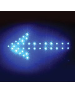 LED Arrow Sheet Large Blue 1แผ่น