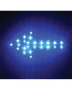 LED Arrow Sheet Small Blue 1แผ่น