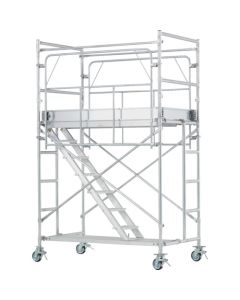 Aluminium Pipe Mobile Scaffold Rolling Tower