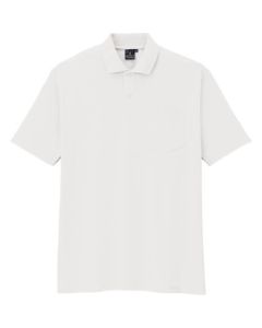 เสื้อโปโลแขนสั้นป้องกันไฟฟ้าสถิตย์/ใส/ดับกลิ่น 0 ขาว L