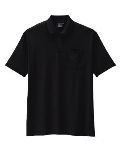 เสื้อโปโลแขนสั้นป้องกันไฟฟ้าสถิตย์/ใส/ดับกลิ่น 13 สีดำ S