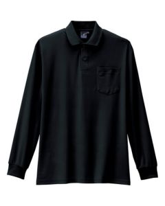 เสื้อโปโลแขนยาวป้องกันไฟฟ้าสถิตย์/ใส/ดับกลิ่น 13 สีดำ S