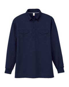 เสื้อโปโล BD แขนยาว AS-558 1 สีกรมท่า L
