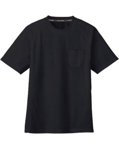 เสื้อยืดแขนสั้น AS-657 13 สีดำ LL